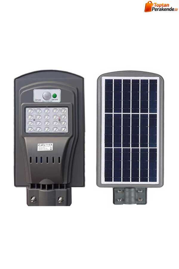 Cata CT-4690 60W Solar Güneş Enerjili Sokak Armatürü 6500K Beyaz Işık Sensörlü(Kumandalı)